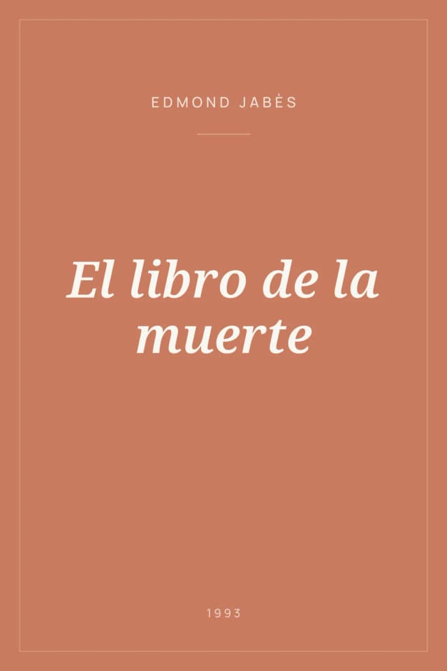 Portada de El libro de la muerte