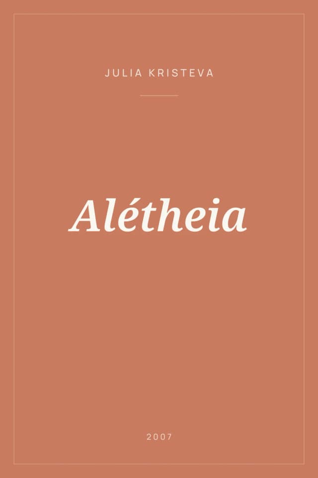 Portada de Alétheia