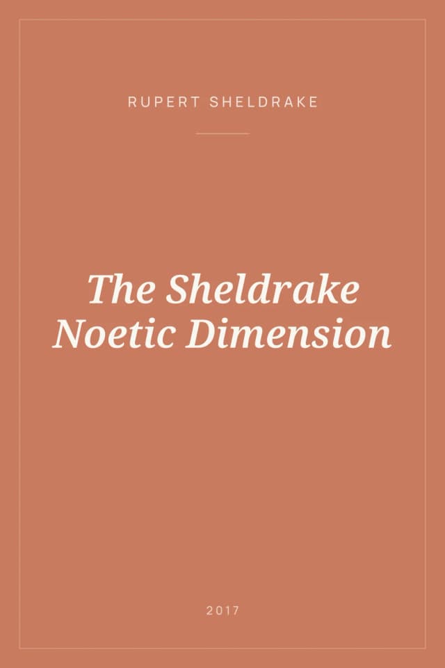Portada de The Sheldrake Noetic Dimension