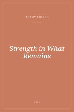 Portada de Strength in What Remains
