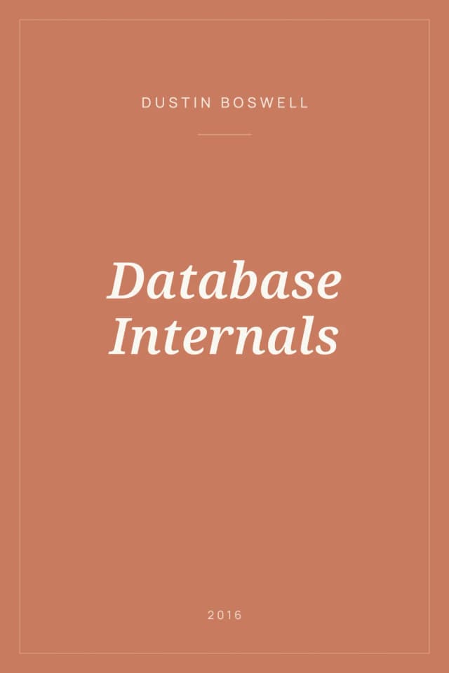 Portada de Database Internals