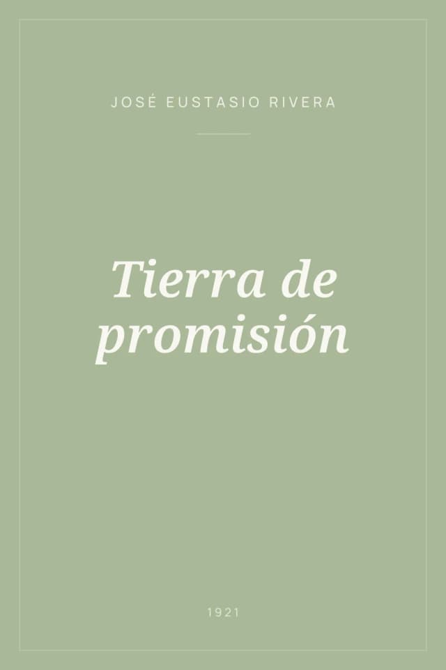 Portada de Tierra de promisión