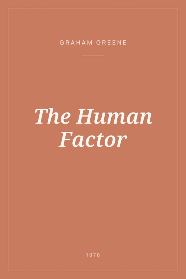 Portada de The Human Factor