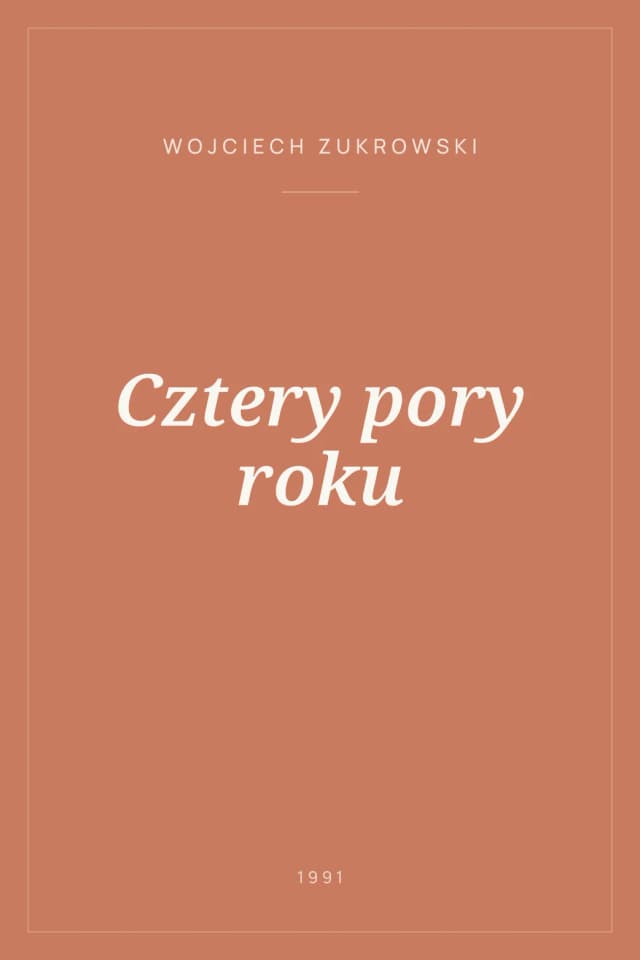 Portada de Cztery pory roku