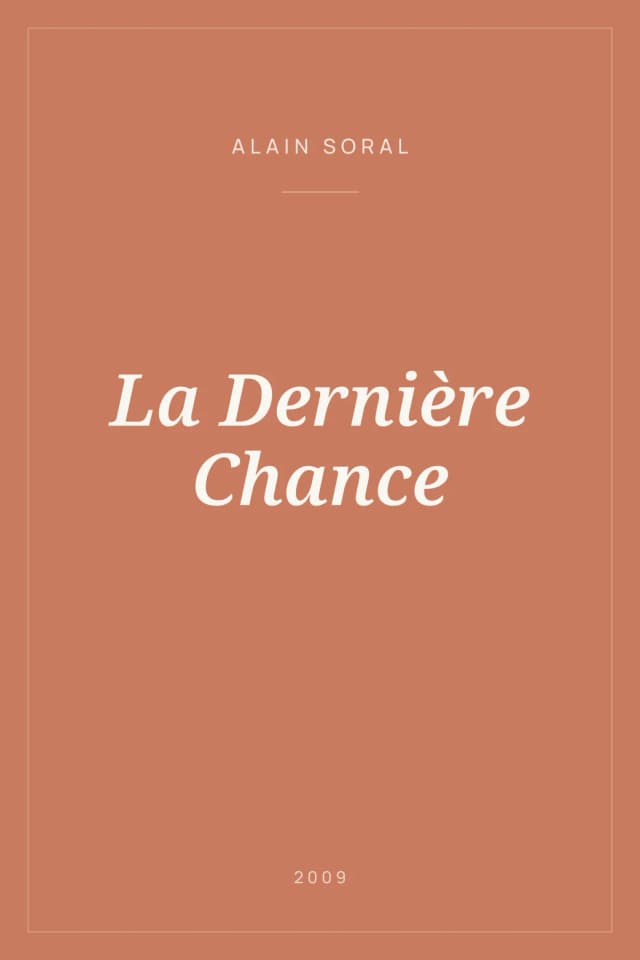 Portada de La Dernière Chance