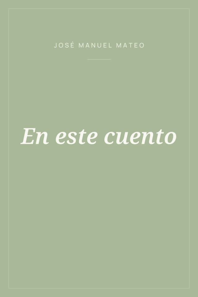 Portada de En este cuento