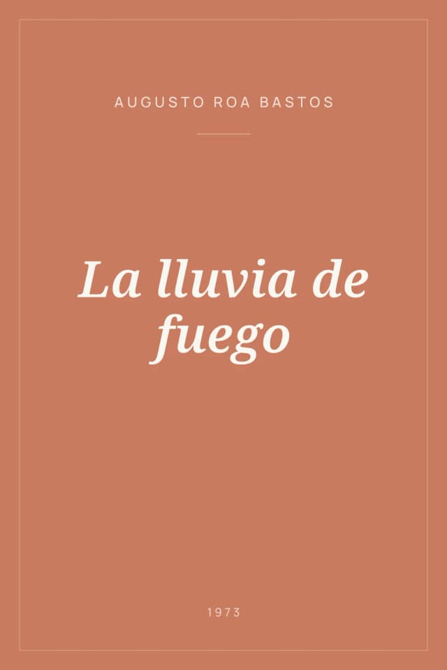 Portada de La lluvia de fuego