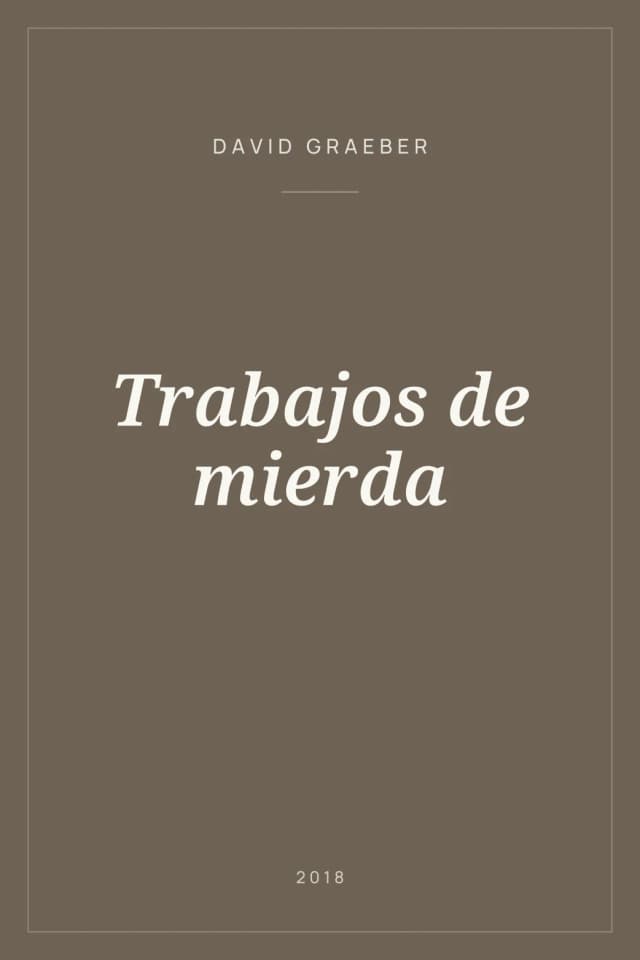 Portada de Trabajos de mierda