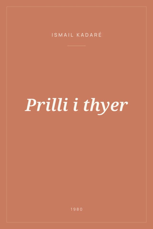Portada de Prilli i thyer