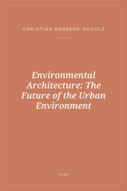 Portada de Environmental Architecture: The Future of the Urban Environment