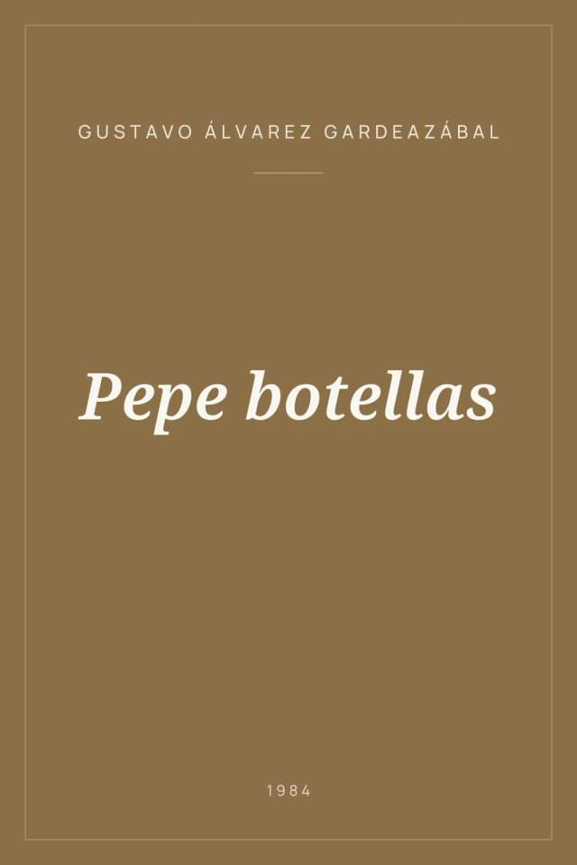 Portada de Pepe botellas