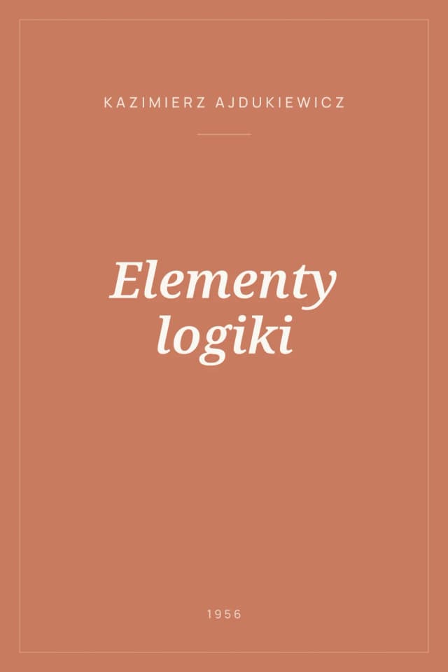 Portada de Elementy logiki