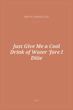 Portada de Just Give Me a Cool Drink of Water 'fore I Diiie