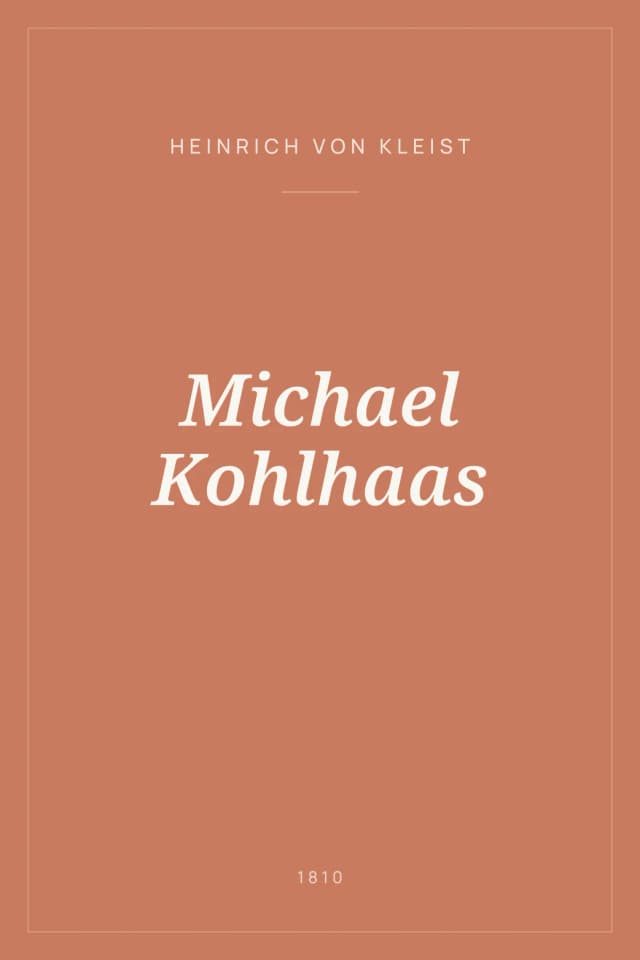 Portada de Michael Kohlhaas