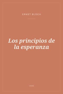 Portada de Los principios de la esperanza