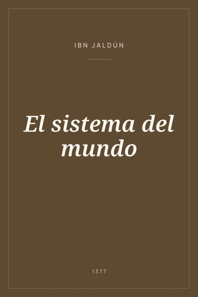Portada de El sistema del mundo