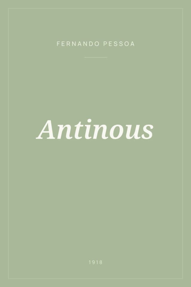 Portada de Antinous