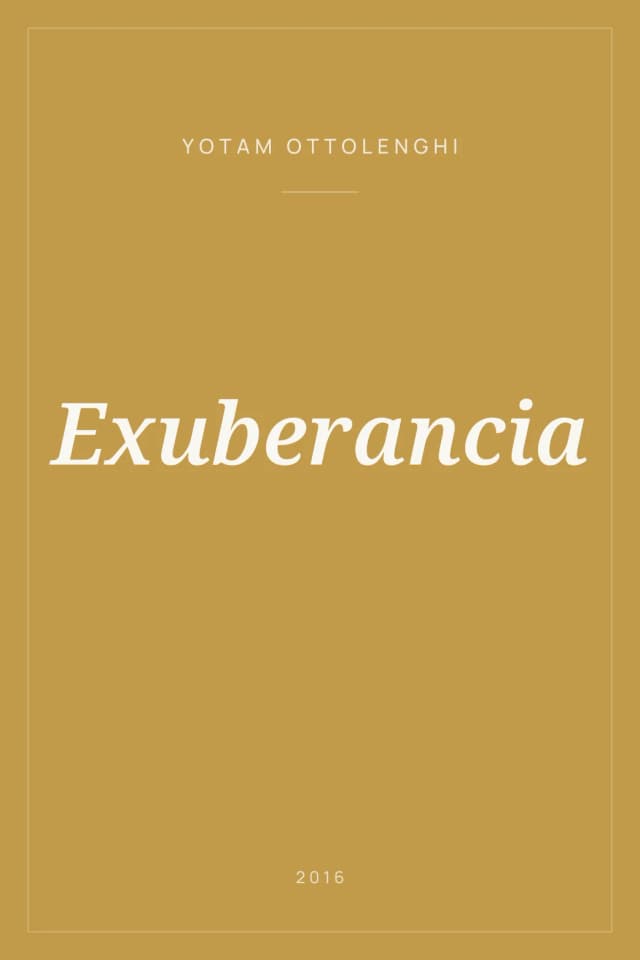 Portada de Exuberancia