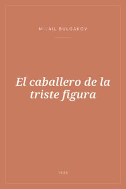 Portada de El caballero de la triste figura