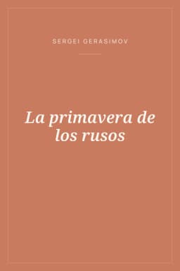 Portada de La primavera de los rusos