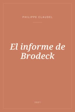 Portada de El informe de Brodeck
