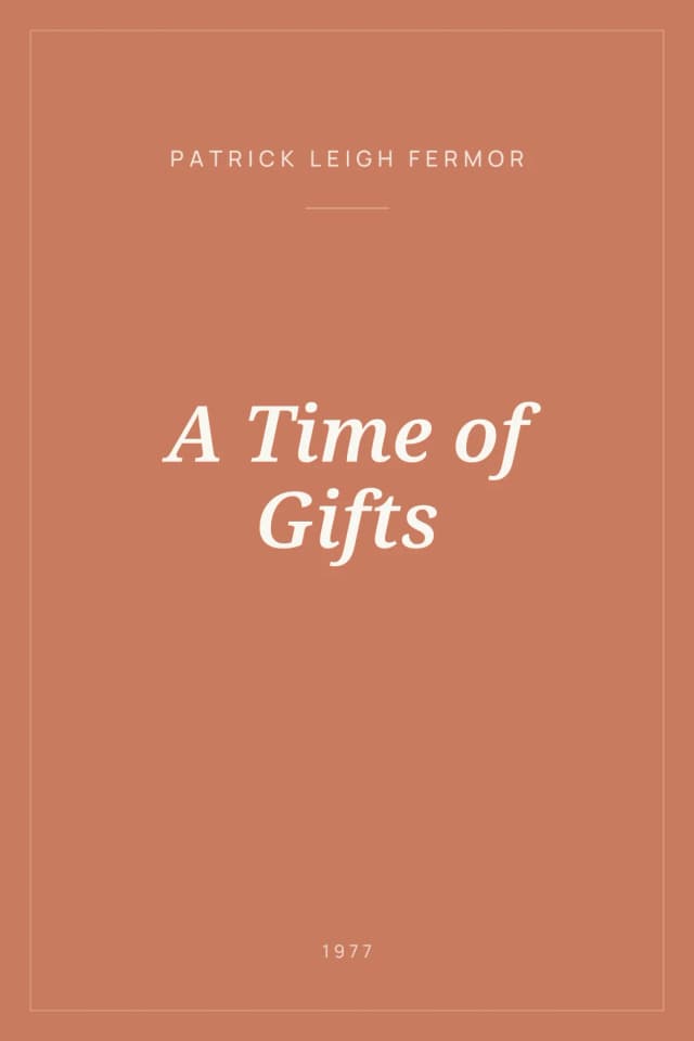 Portada de A Time of Gifts