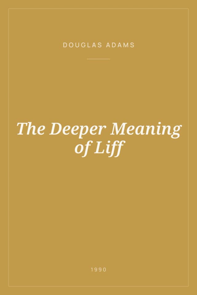 Portada de The Deeper Meaning of Liff
