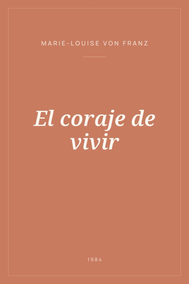 Portada de El coraje de vivir