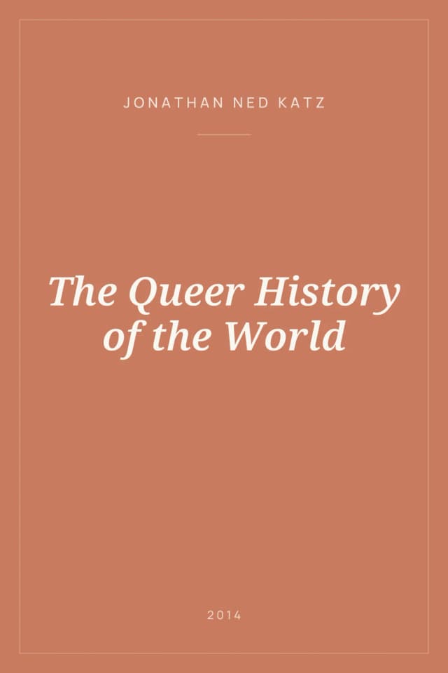 Portada de The Queer History of the World