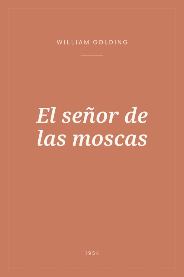 Portada de El señor de las moscas