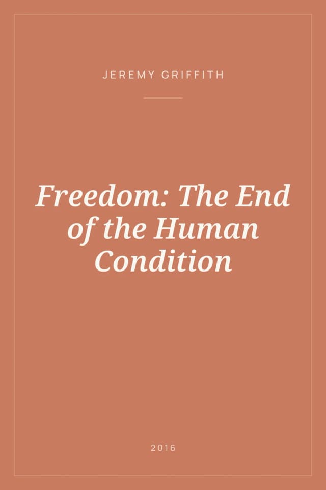 Portada de Freedom: The End of the Human Condition