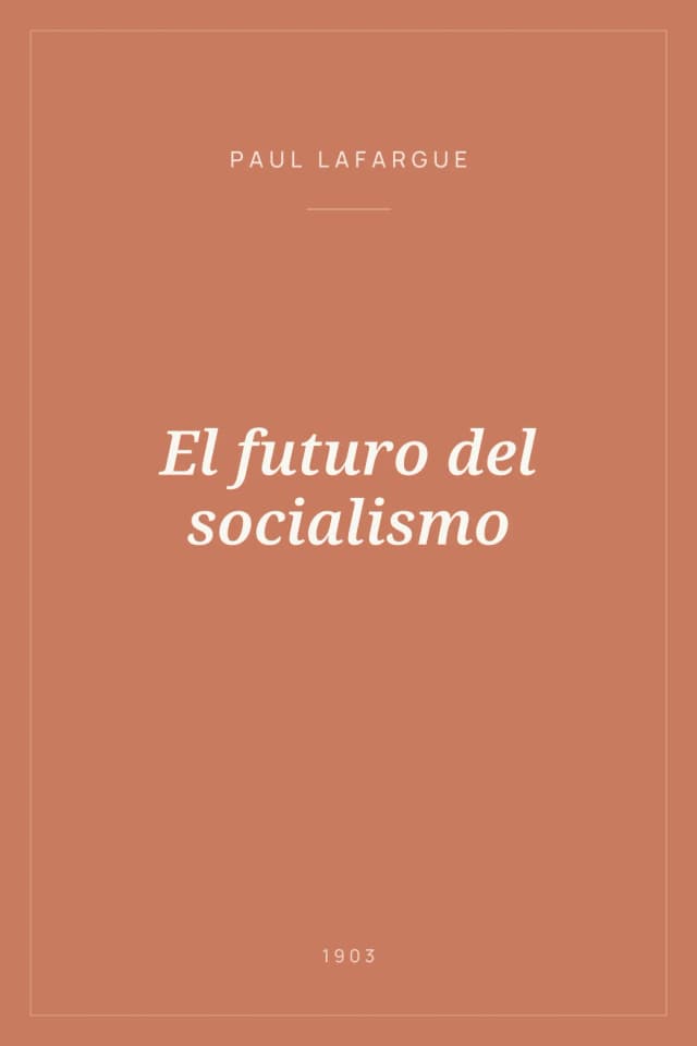 Portada de El futuro del socialismo