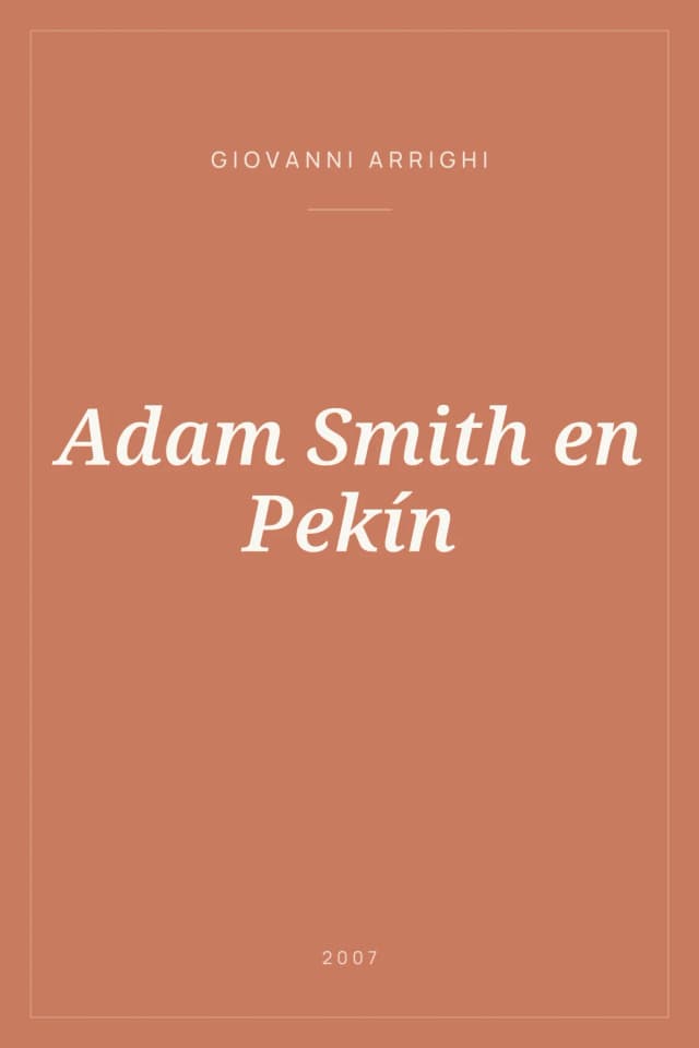 Portada de Adam Smith en Pekín