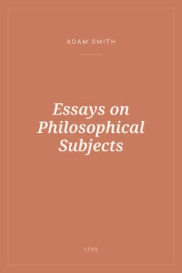 Portada de Essays on Philosophical Subjects