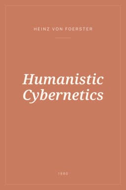 Portada de Humanistic Cybernetics