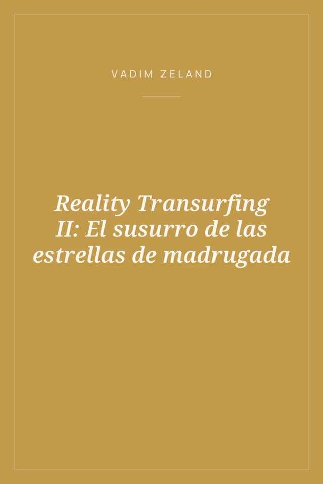 Portada de Reality Transurfing II: El susurro de las estrellas de madrugada