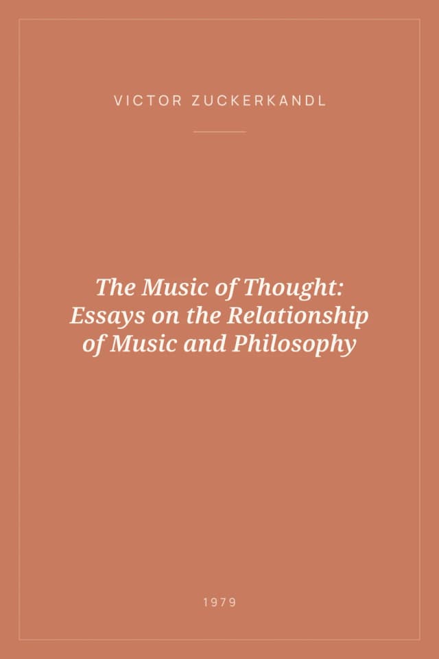 Portada de The Music of Thought: Essays on the Relationship of Music and Philosophy