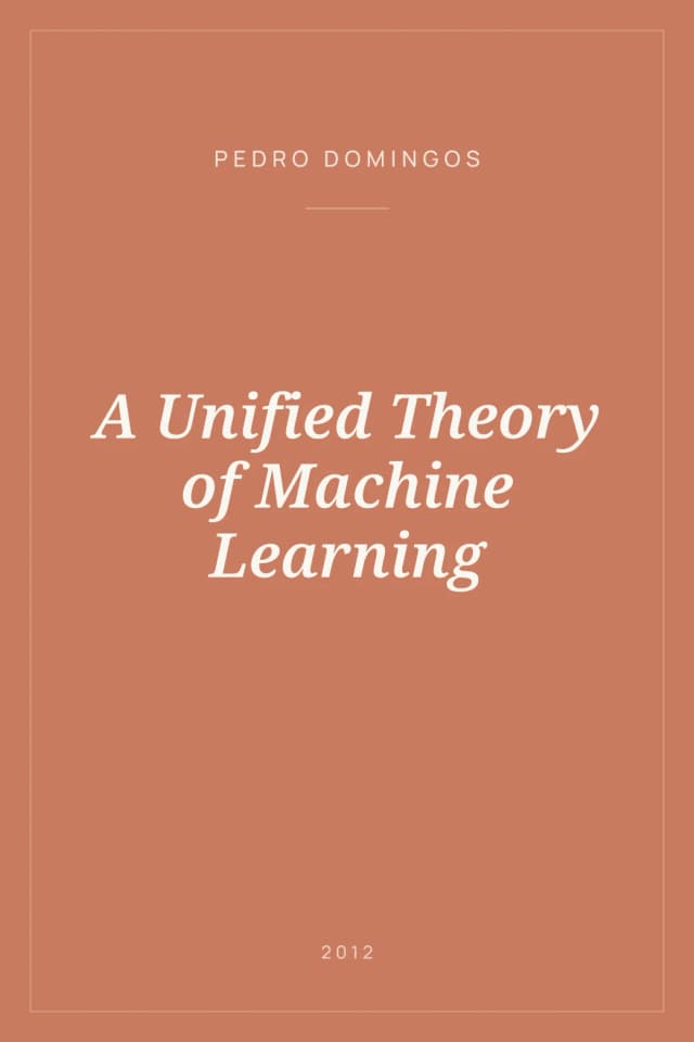 Portada de A Unified Theory of Machine Learning