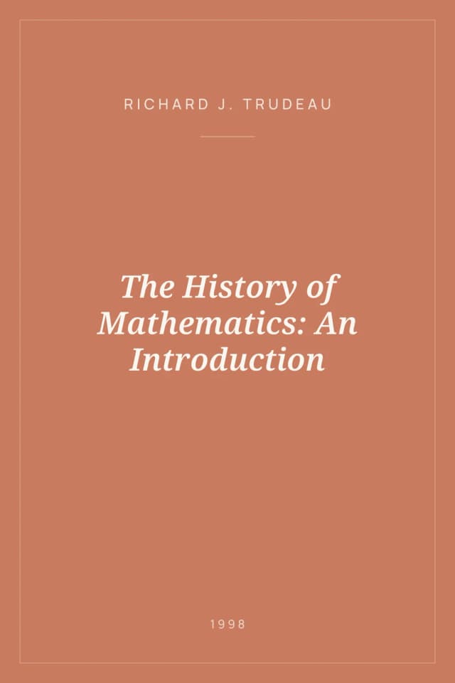 Portada de The History of Mathematics: An Introduction