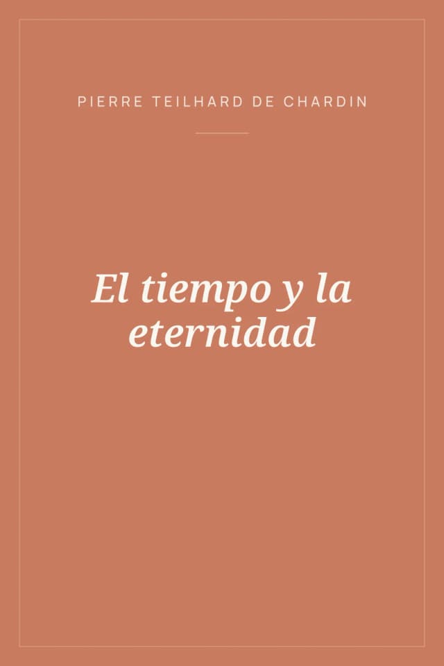 Portada de El tiempo y la eternidad