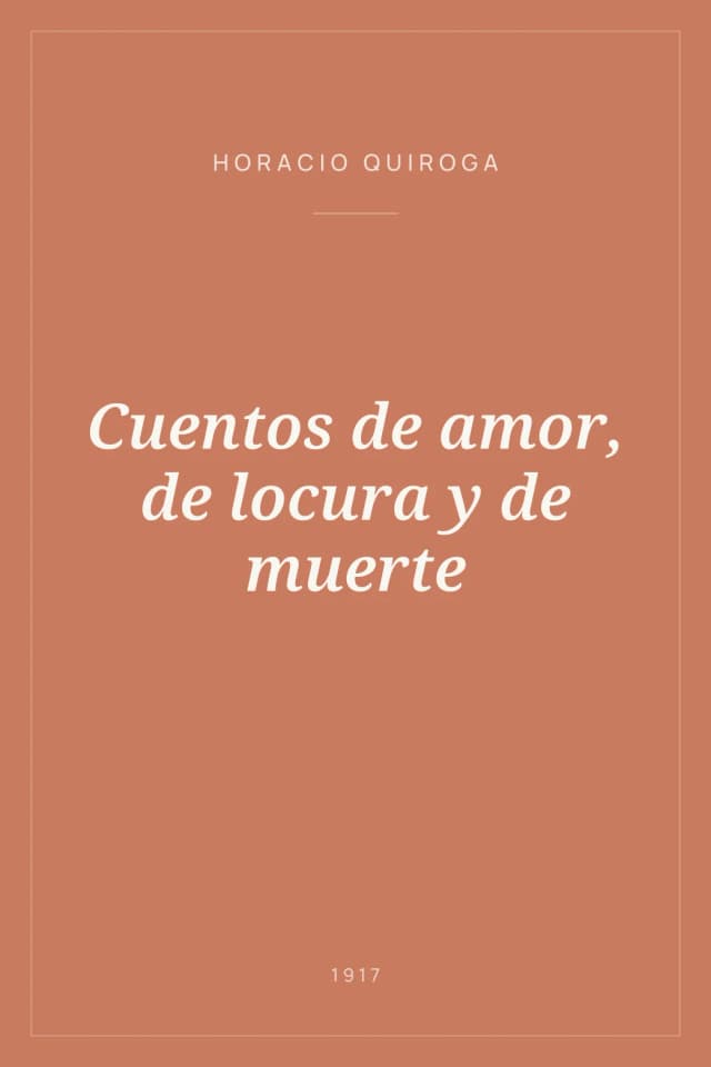 Portada de Cuentos de amor, de locura y de muerte