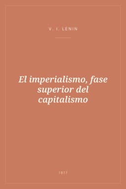 Portada de El imperialismo, fase superior del capitalismo