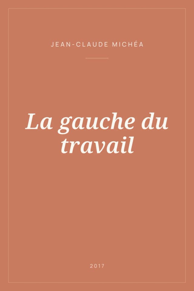 Portada de La gauche du travail