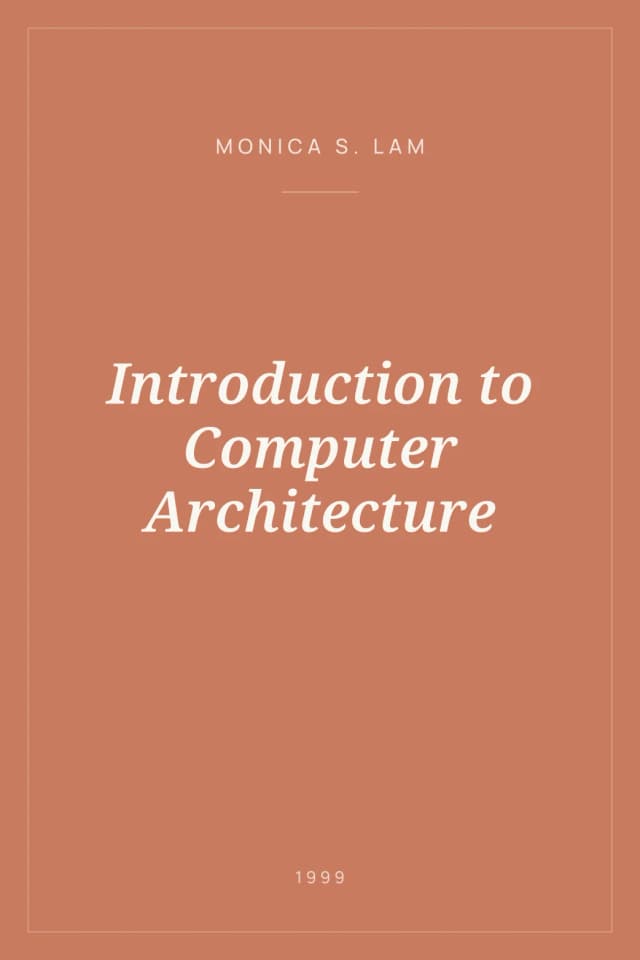 Portada de Introduction to Computer Architecture