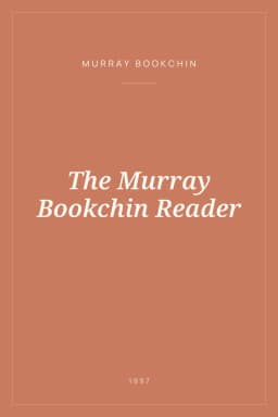 Portada de The Murray Bookchin Reader