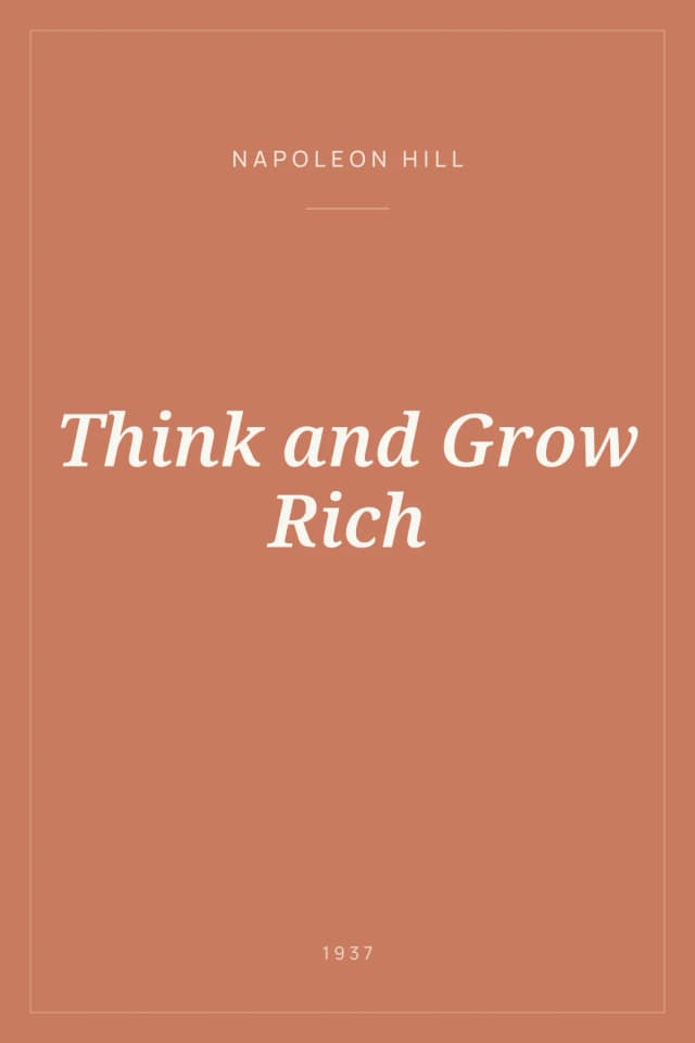 Portada de Think and Grow Rich