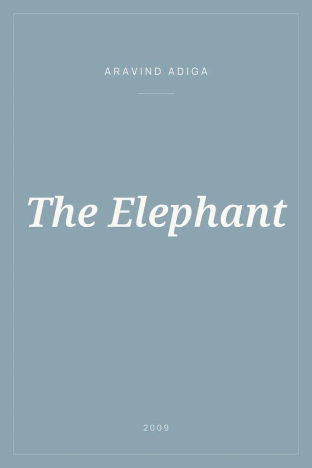 Portada de The Elephant