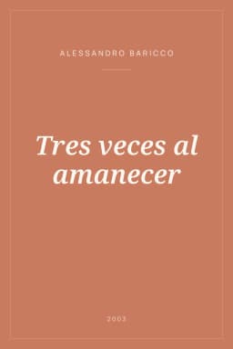 Portada de Tres veces al amanecer