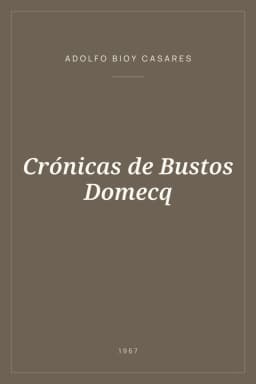 Portada de Crónicas de Bustos Domecq