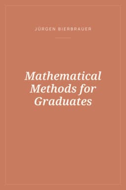 Portada de Mathematical Methods for Graduates